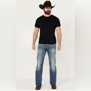 Moonshine Spirit by Brad Paisley Light Wash Slim Straight Stretch Denim 30x31